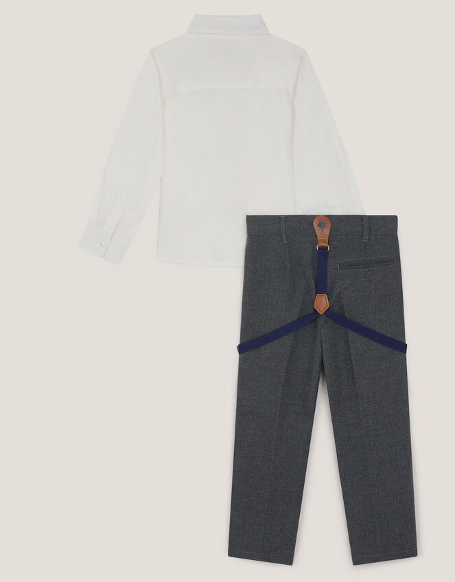 Arthur 4-Piece Smart Shirt & Trousers, Grey (GREY), large