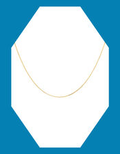 Anna and Nina Gold-Plated Plain Short Necklace, , large