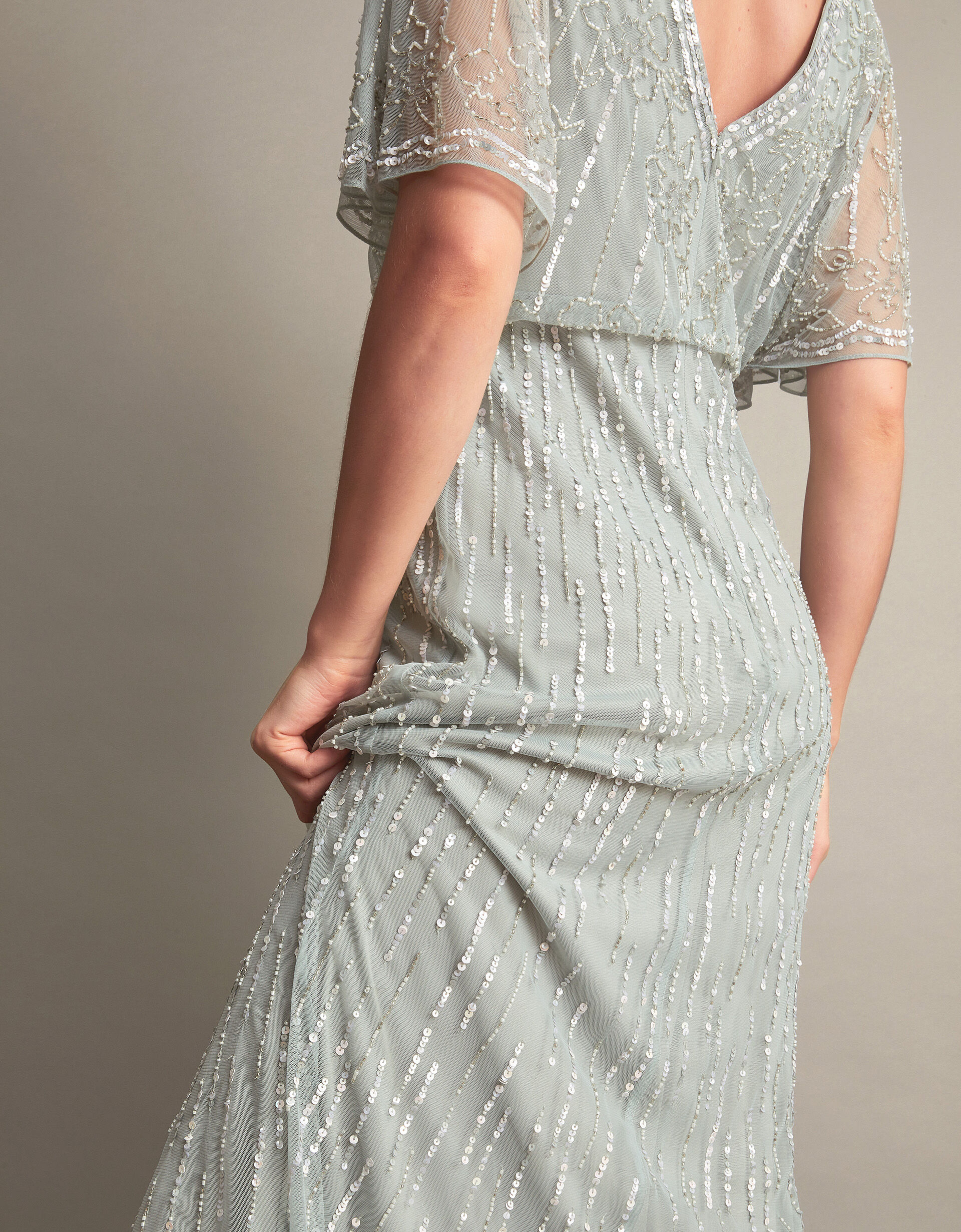 Venue sequin maxi hotsell dress