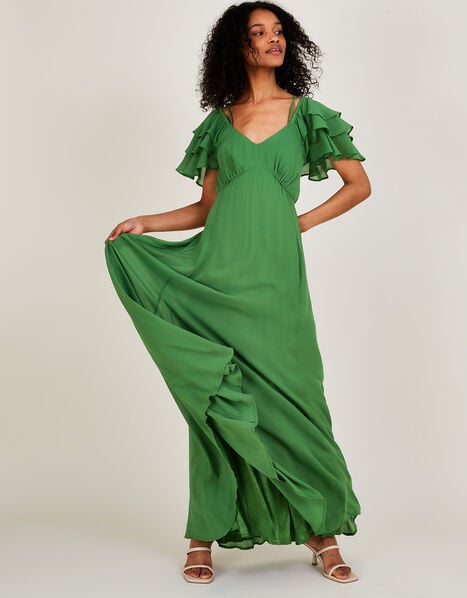 Gracie Maxi Dress Green, Green (GREEN), large