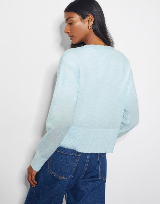 Mia Lightweight Cardigan, Blue (BLUE), large