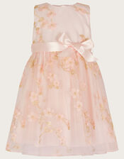 Baby Blossom Flower Lace Dress, Pink (PINK), large