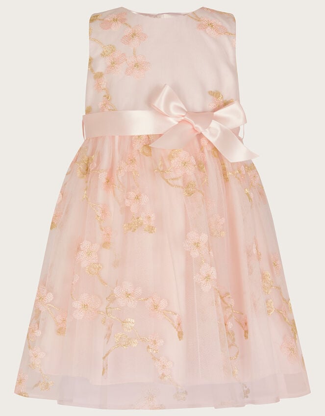Baby Blossom Flower Lace Dress, Pink (PINK), large