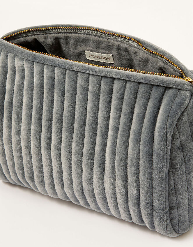 Large Quilted Makeup Bag, , large
