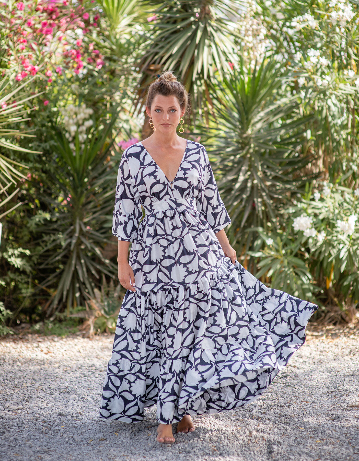 La Galeria Elefante WIF Silk Kimono Dress