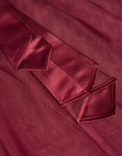 Baby Tulle Bridesmaid Dress, Red (BURGUNDY), large