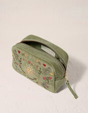 Elizabeth Scarlett Earth Goddess Velvet Make Up Bag, , large