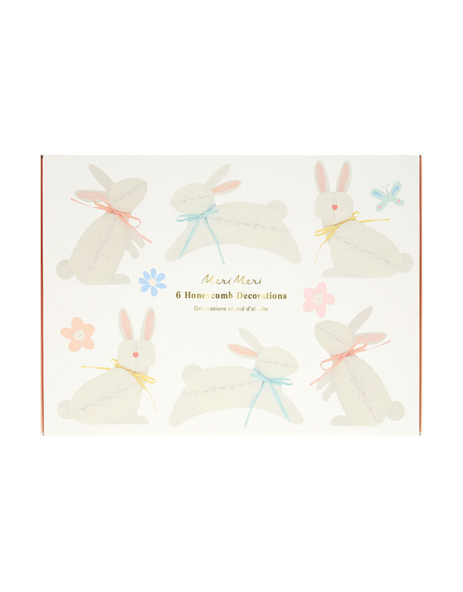 6-Pack Meri Meri Bunny Decorations, , large