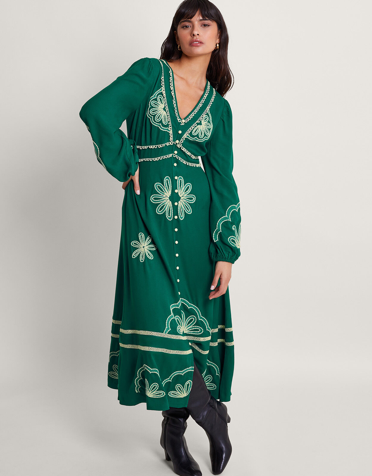 Long Sustainable Viscose Day Dresses Casual Dresses Monsoon