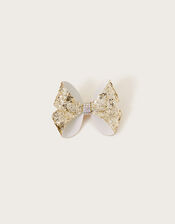Glamour Glitter Bow Hairclip, , large