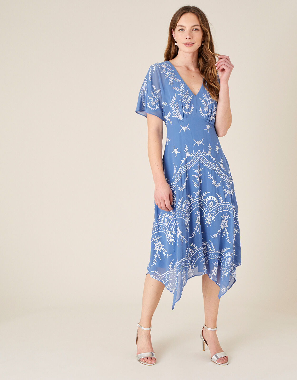 Monsoon handkerchief dress top