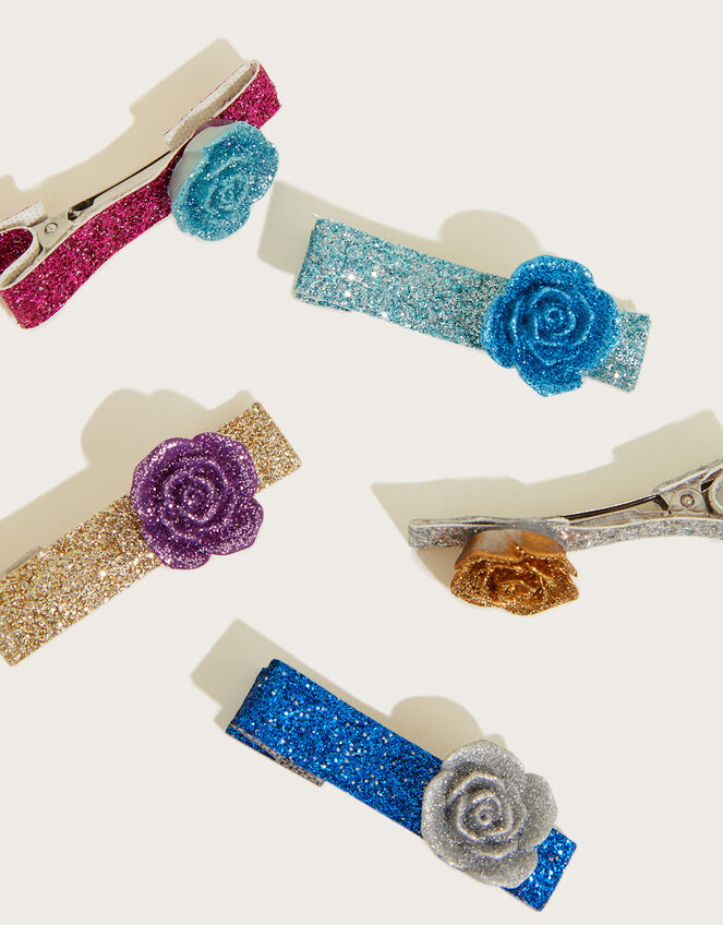 Disco Flower Clips 5 Pack, , large