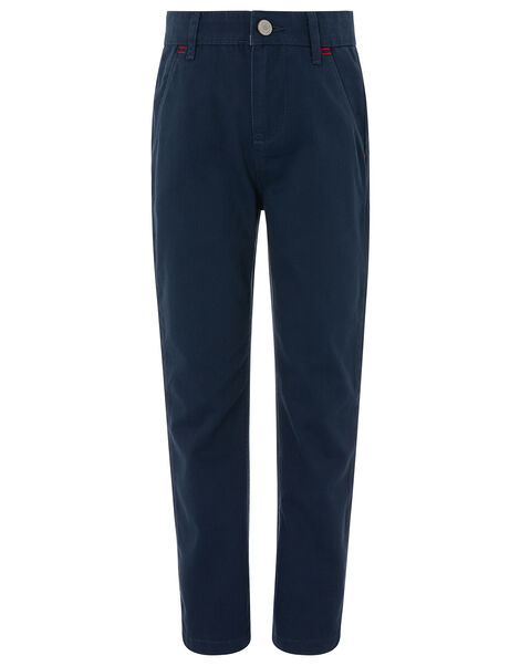 Smart Chino Trousers Blue, Blue (NAVY), large