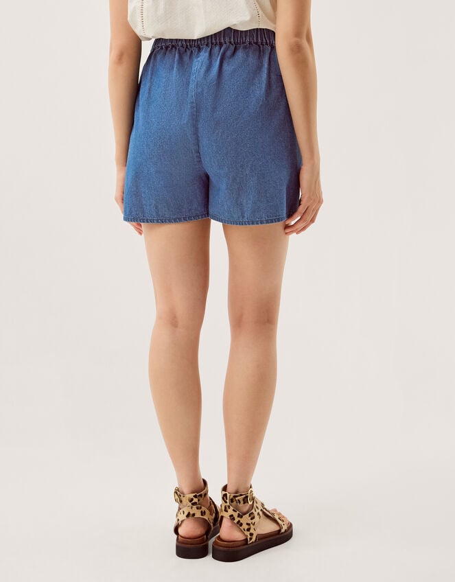 Cece Denim Shorts, Blue (DENIM BLUE), large