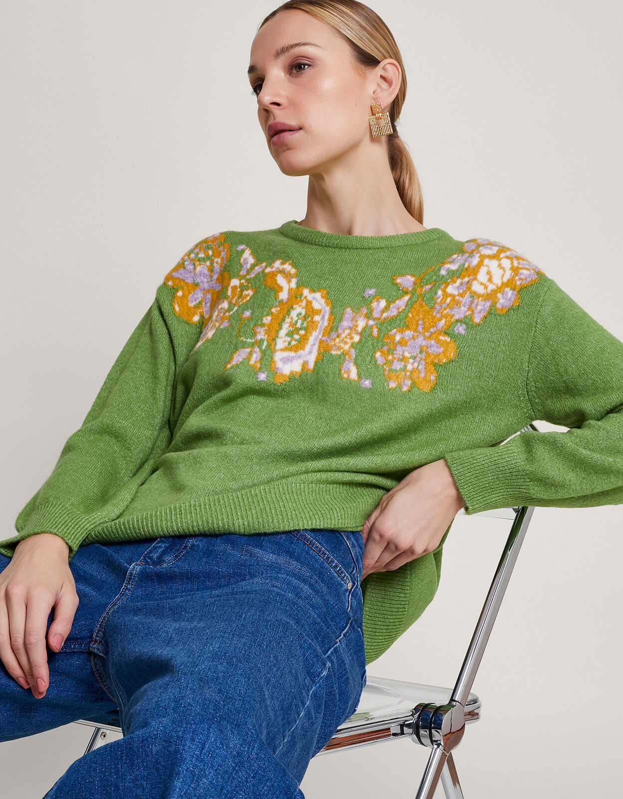 Monsoon green jumper 2025