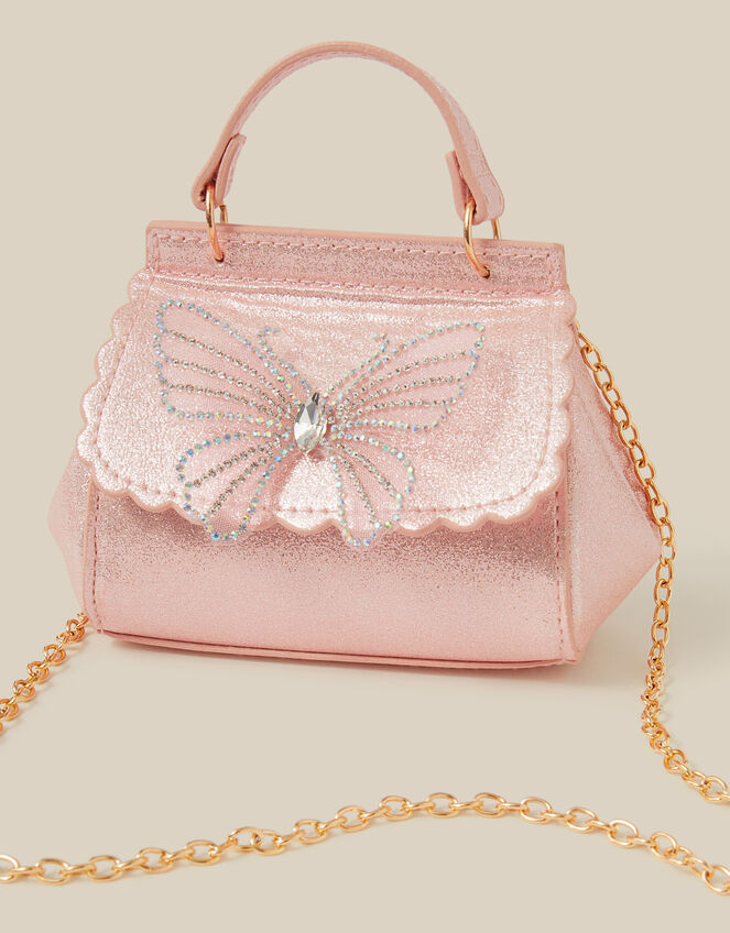 Elise Butterfly Embellished Bag, , large