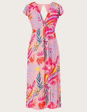Sienna Embellished Metallic Dress, Pink (PINK), large