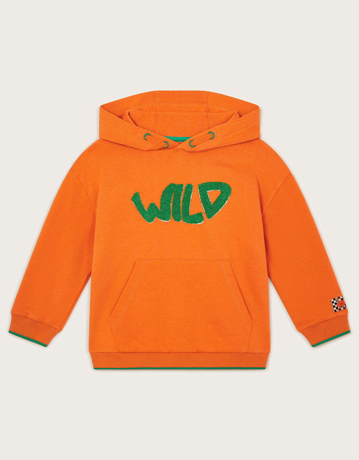 Wild Oversized Hoodie Orange Boys Knitwear Jumpers Hoodies
