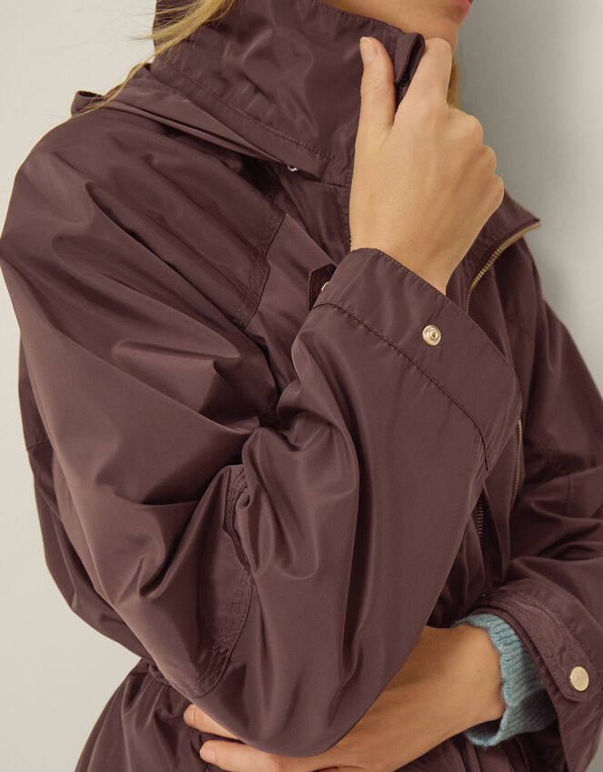 Rosalind Parka Jacket, Brown (CHOCOLATE), large