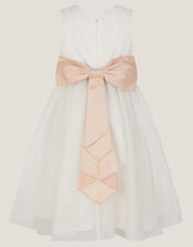 Lace Tulle Bridesmaid Dress, Ivory (IVORY), large