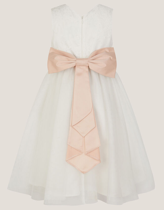 Lace Tulle Bridesmaid Dress, Ivory (IVORY), large