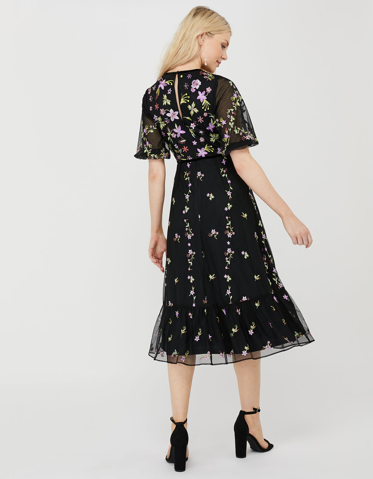 Monsoon black dress best sale