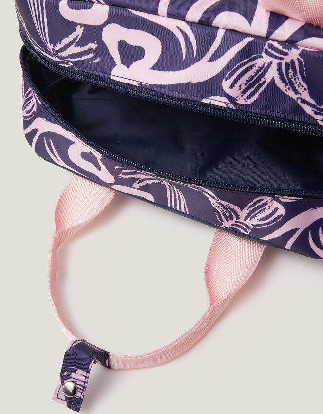 Bow Print School Backpack, , large