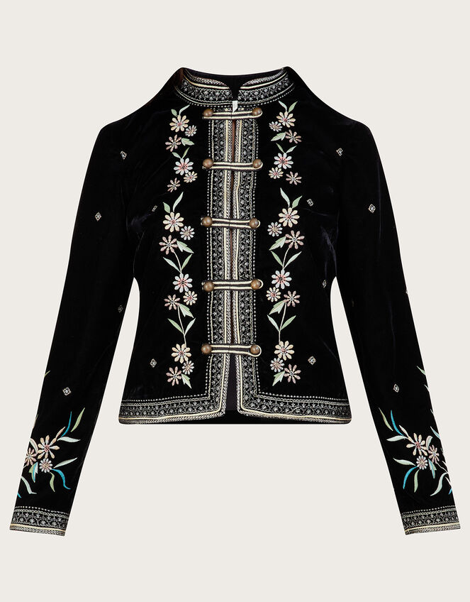 Embroidered Jacket Black – ONE