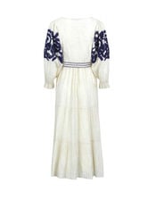 East Dolly Embroidered Dress, Natural (NEUTRAL), large