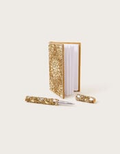 Shellac Book and Pen Set, Gold (GOLD), large