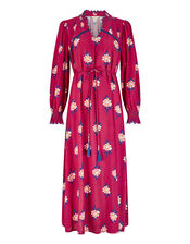 East Stine Floral Print Maxi Dress, Pink (PINK), large