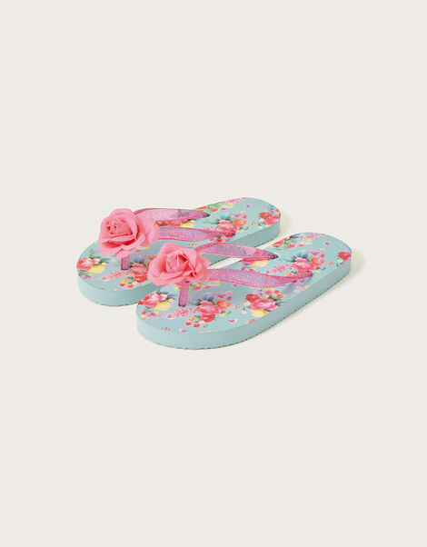 Flower Flip Flops, Multi (MULTI), large