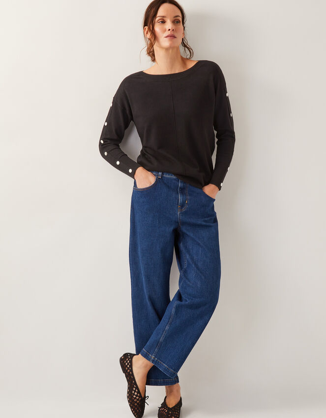 Bria Batwing Jumper, Black (BLACK), large