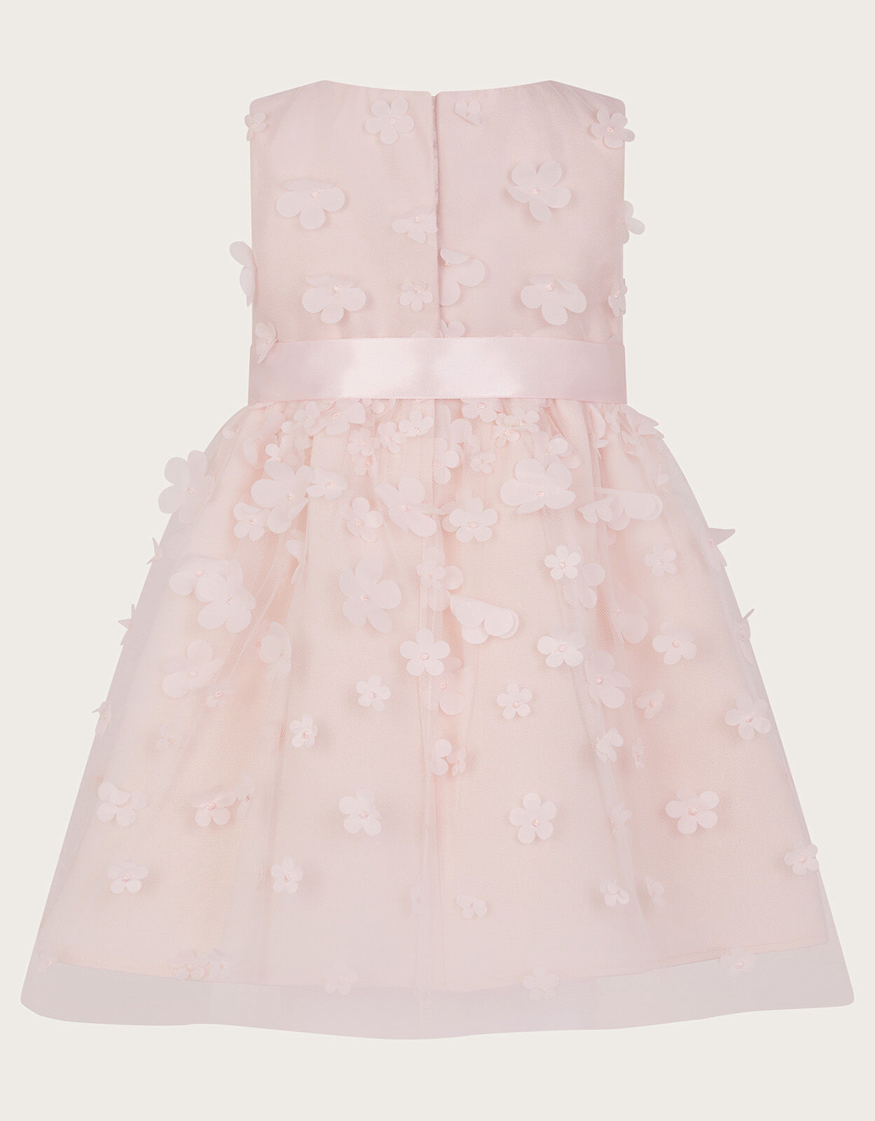 Baby Reya 3D Scuba Bridesmaid Dress Pink Baby Girl Dresses