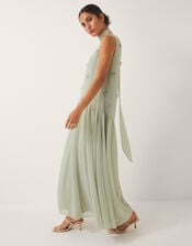 Elodie Sleeveless Embellished Maxi Dress, Green (PALE GREEN), large
