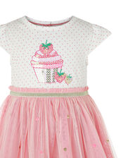 Baby Nessie Strawberry Disco Dress, Pink (PINK), large