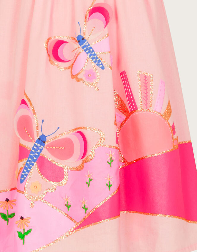 Baby Butterfly Sunrise Dress, Pink (PALE PINK), large