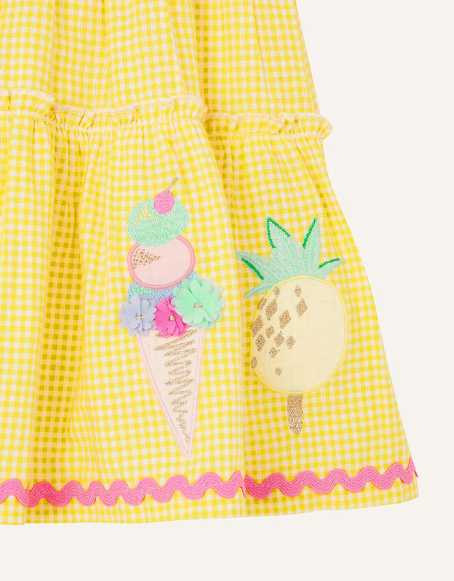 Baby Ice Cream 2-in-1 Dress, Yellow (YELLOW), large