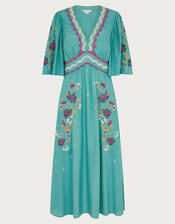Betsy Tea Dress, Blue (AQUA), large
