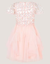 Inaya Floral Sequin Party Dress, Pink (PINK), large