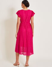 Lo Lace Jersey Dress, Pink (PINK), large