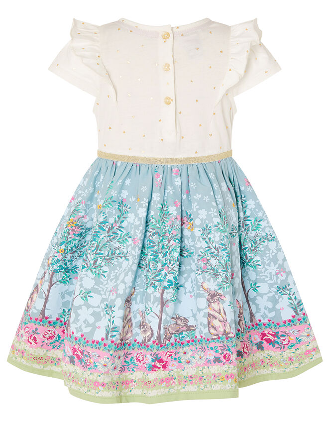Baby Bunny 2-in-1 Dress with Organic Cotton, Blue (AQUA), large