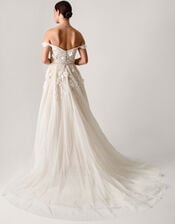 Luciane Off-Shoulder Wedding Dress, Ivory (IVORY), large