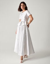 Eliza Floral Embellished Wedding Skirt, Ivory (IVORY), large