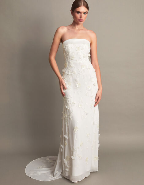 Eve Embellished Bridal Dress, Ivory (IVORY), large