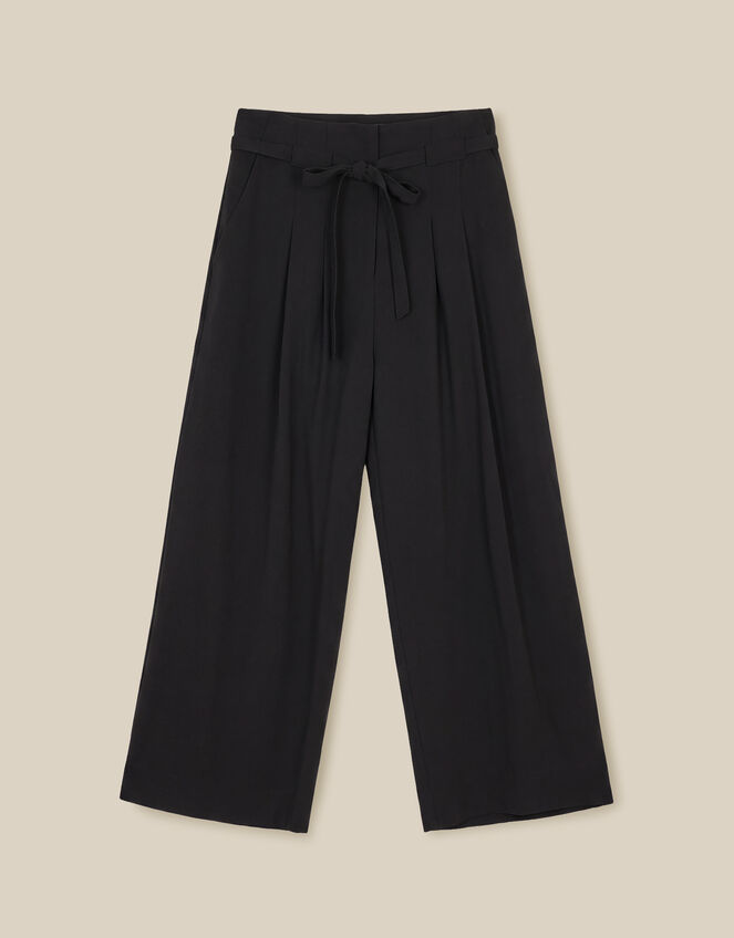 Carla Culotte Trousers, Black (BLACK), large