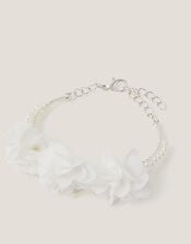 Flower Pearl Cuff Bracelet, , large