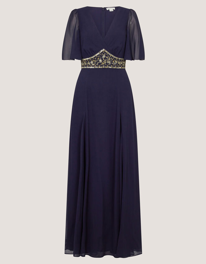 Sienna Embellished Maxi Dress, Blue (NAVY), large
