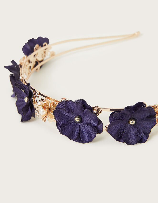 Jasmine Flower Leaf Headband, , large