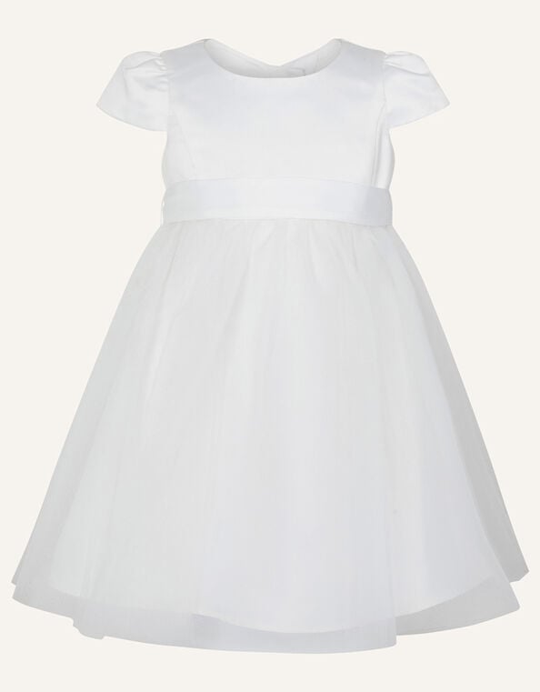 Baby Tulle Skirt Bridesmaid Dress, Ivory (IVORY), large